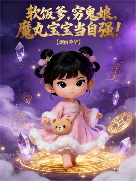 《软饭爹，穷鬼娘，魔丸宝宝当自强！》官方封面